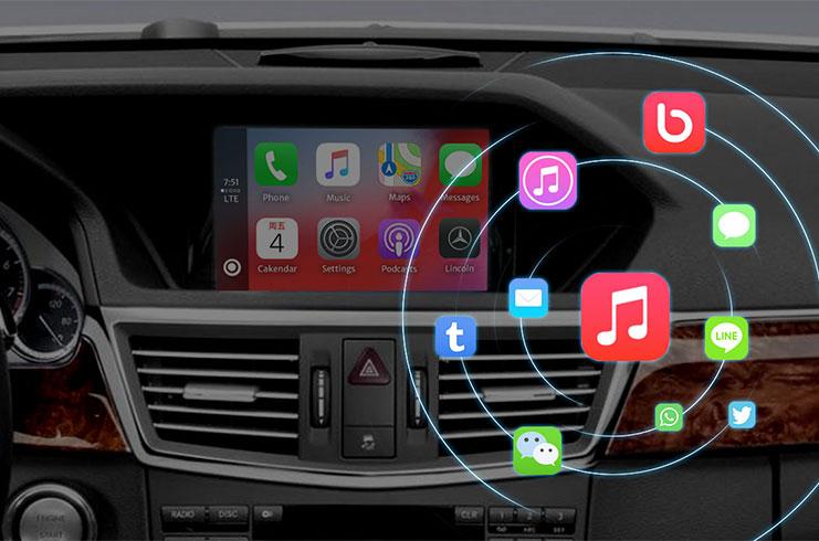 Caméra Android Auto sans fil Apple CarPlay : kits de mise à niveau d'origine